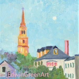 Impression giclée Charleston - St. Église presbytérienne Philips.