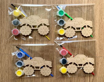 Monster Truck party favour / paint your own truck / monster party bags filler / monster vehicle birthday / monster car party favors