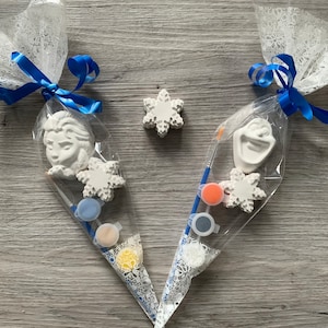 Snow ice Princess party Favours / ice queen birthday Party bags / princess party bag activity/ Children’s Party bag filler/ paint your own