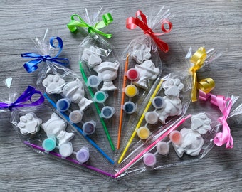 Cono per feste a forma di zampa di cane / bomboniere a forma di zampa di cane / riempitivo per sacchetti di festa a forma di zampa / lavoretto per sacchetti di festa per bambini / riempitivo per sacchetti di festa / compleanno a forma di zampa