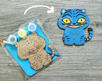Paint your own Derpy tiger / tiger demon hunters party favor / paint your own craft party bags filler / demon hunter favour