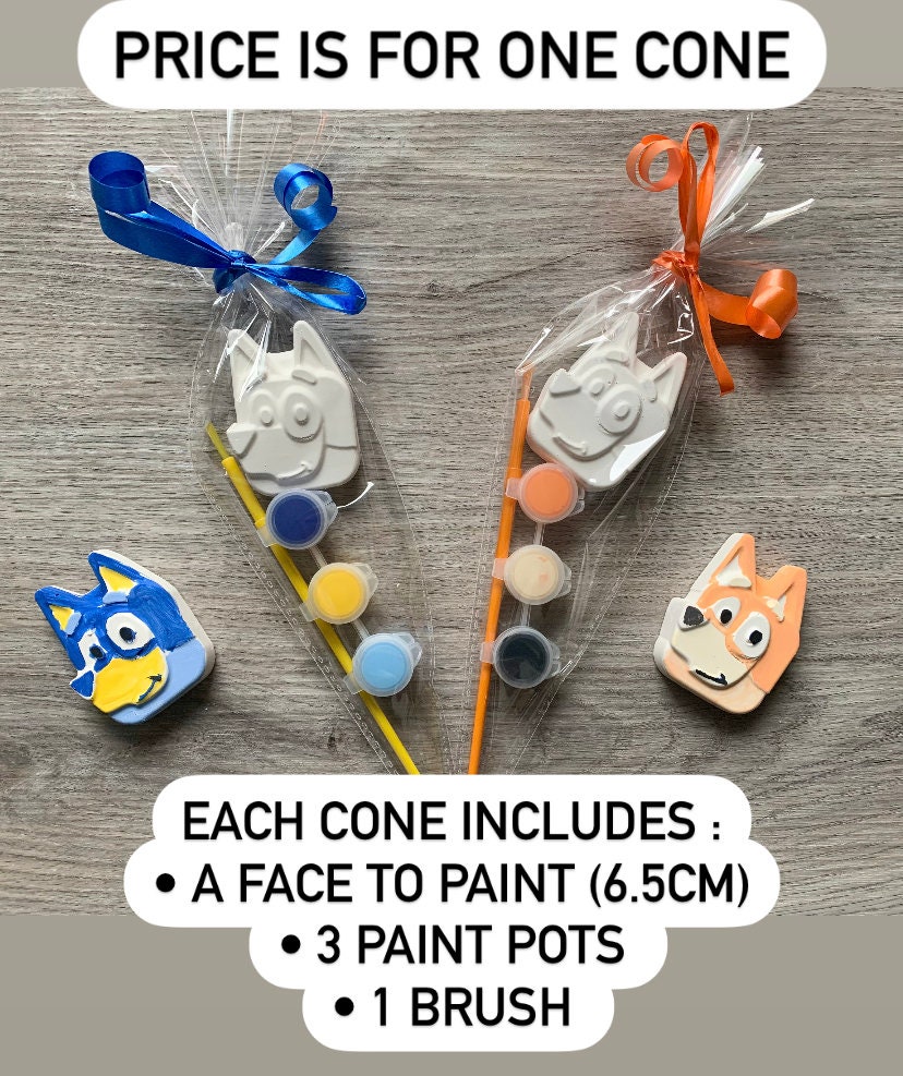Bluey Craft Kit with Paintable Character