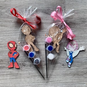 Spider Hero party Favour / children’s party favours/ spider theme party bag/ Childrens Party bag filler/ spider birthday/ spider girl party
