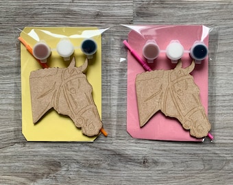 Horse party Favour / birthday Party favour/ Horse party bag filler / Children’s craft / equestrian party favours / horse lover party bag