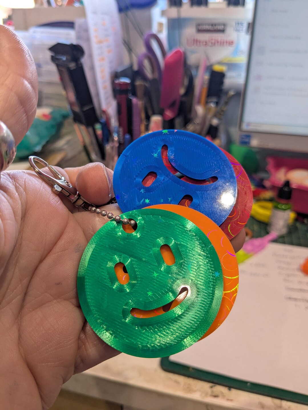 SEN Emotion Disc Keychain: Non-verbal Communication Aid - Etsy