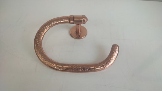 Wall Mounted Paper Towel Holder for Bathroom Vintage Copper