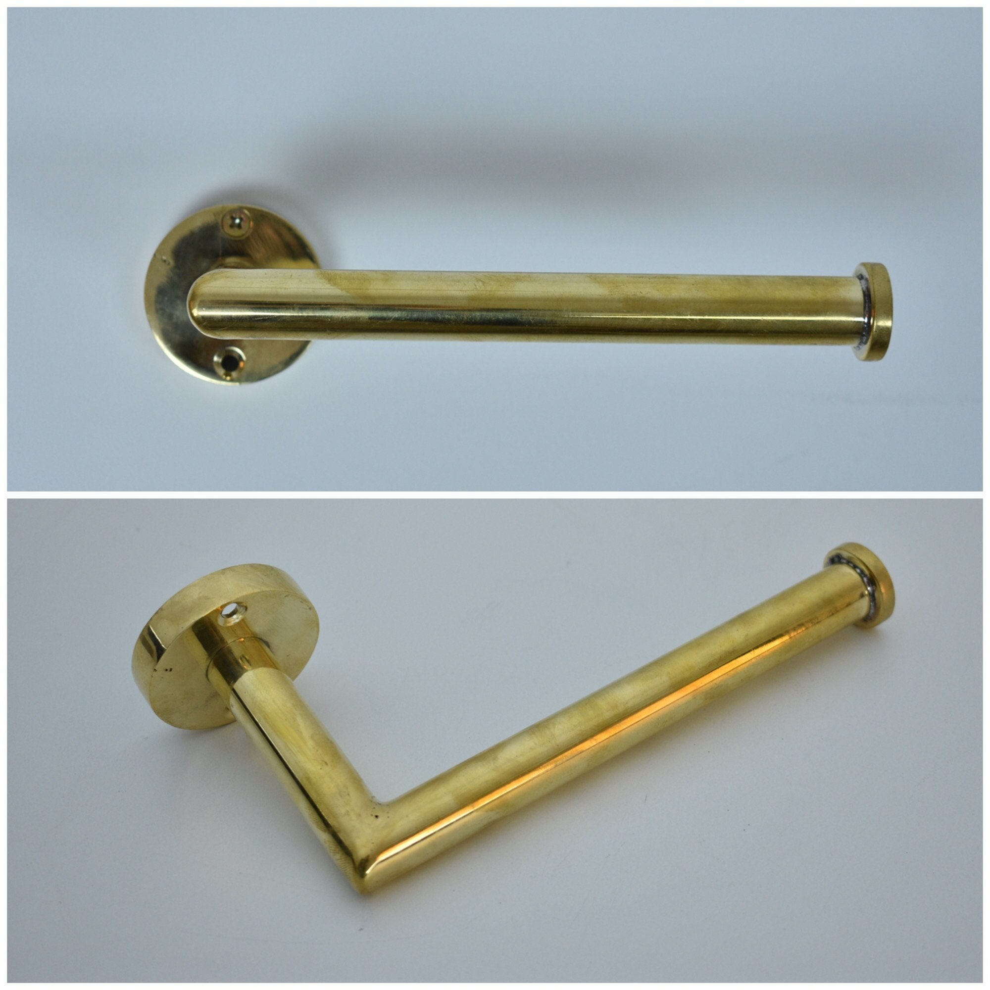 Brass Toilet Paper Holder –