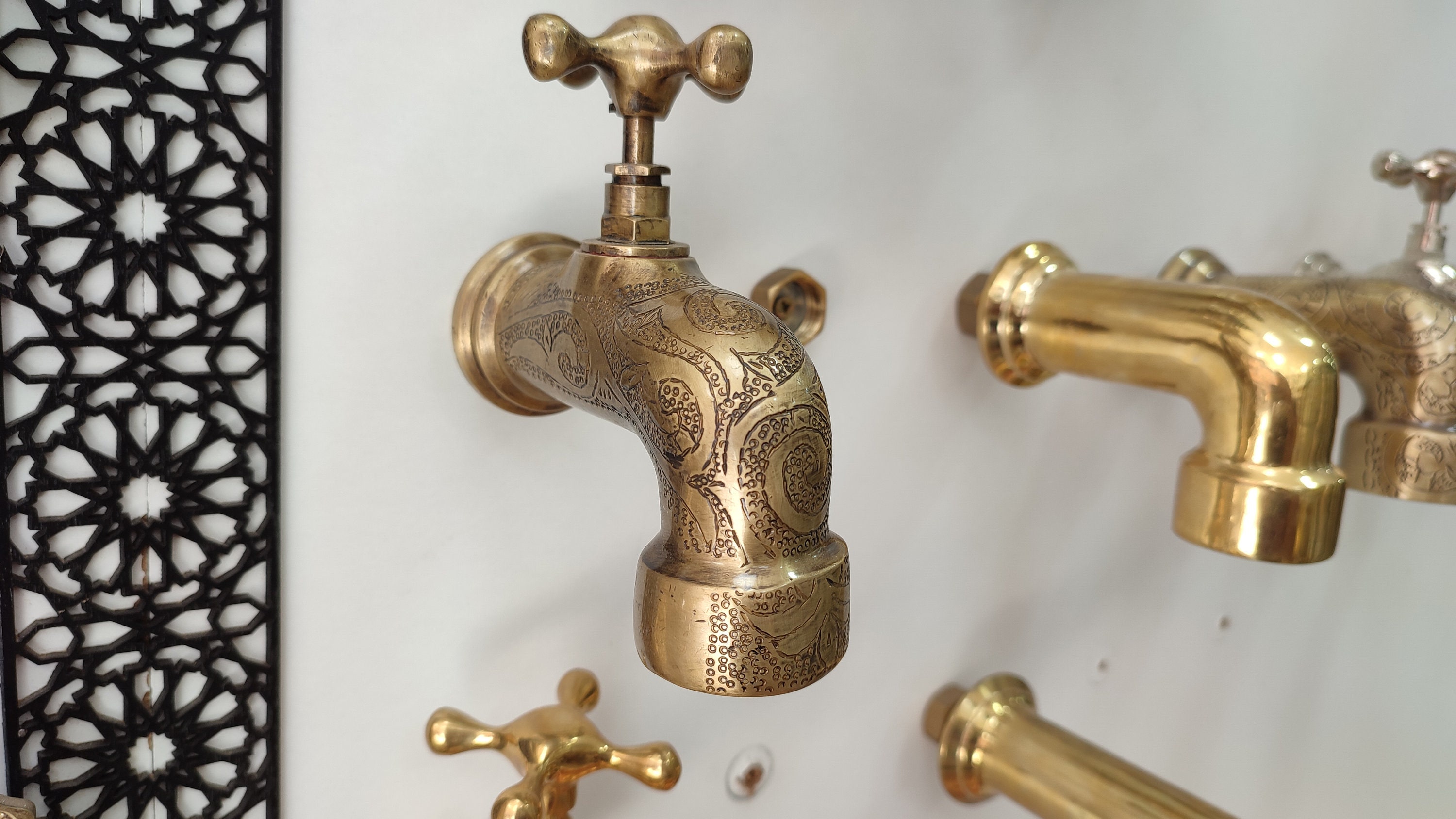 unlacquered brass patina