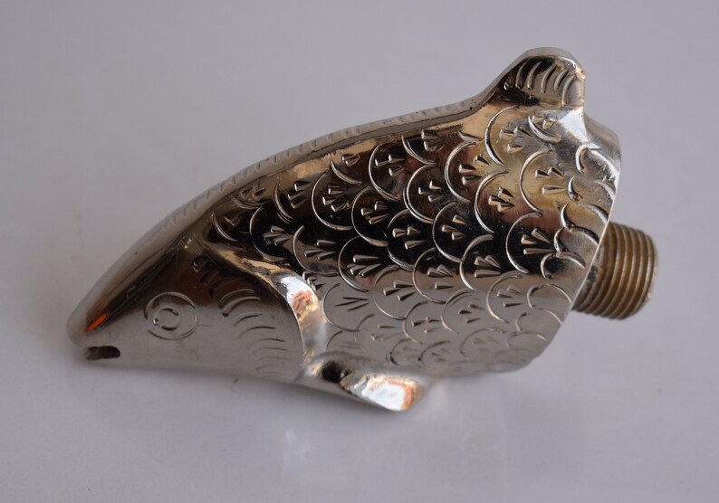 Moroccan Silver Wall Mounted Head Fish faucet outdoor Tap , Head Fish garden faucet , fountaine fish head tap