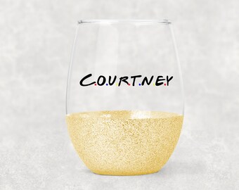 Featured image of post Blue Wine Glasses From Friends Tv Show - You and your friends need something with a little personality for your next girls night in.