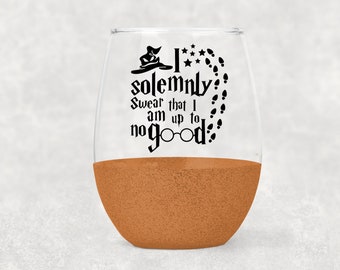 Download Hogwarts Wine Glass Etsy