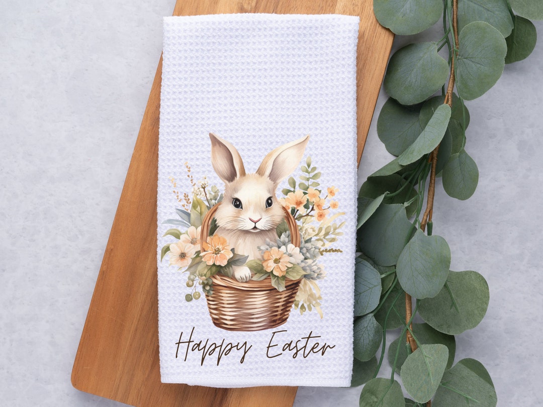 Easter Kitchen Towel Easter Tea Toweldish Towel Spring Kitchen Decor