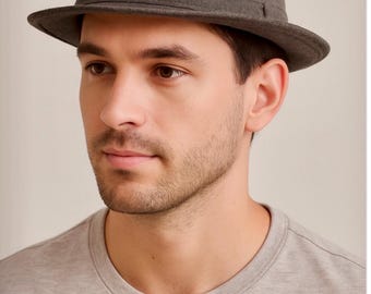 Kapelusz fedora z mieszanki wełny – styl Tino Trilby, możliwość personalizacji
