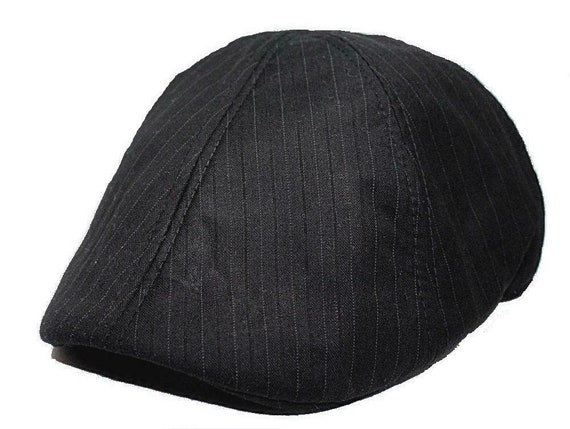 Men's Pinstripe 6 Panel Duck Bill Golf 