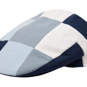 Men&#39;s Fitted Cotton Ivy Newsboy Cap – Classic Summer Golf Hat. Optional personalization available.