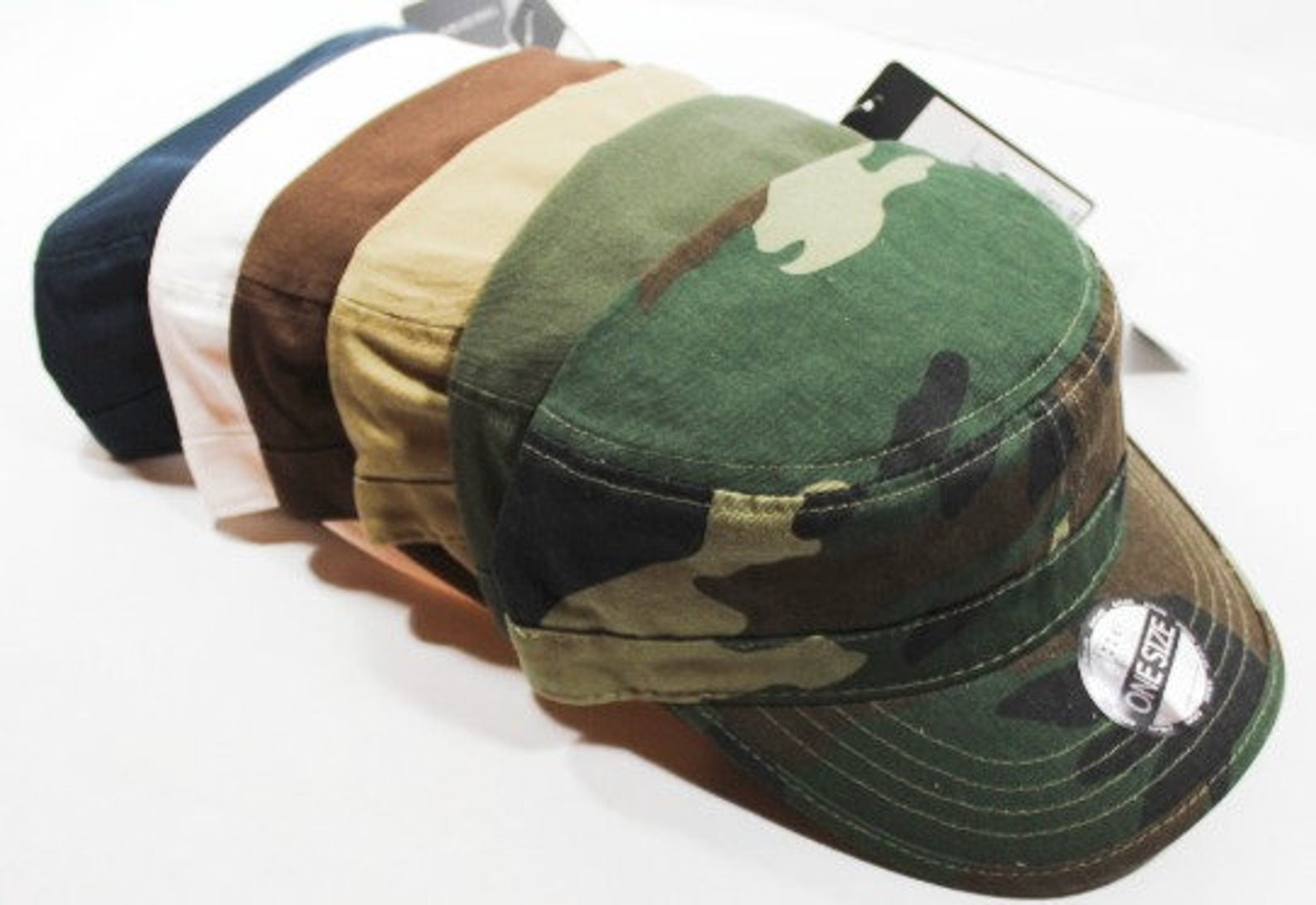 Army cadet hats Basic GI Military Fitted Cotton Hat Cap Many Etsy