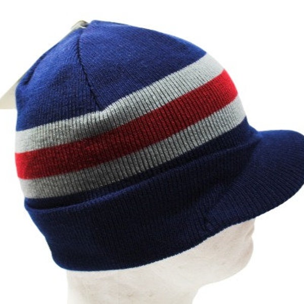 Phat Farm winter Ski visor Beanie Strech Fit hat cap - Multiple Colors- handcrafted