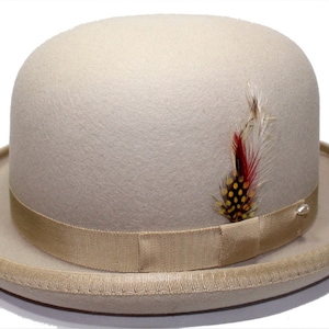 High Quality Wool Derby Hat Cap  Made in USA  - 100% wool  -  Gray - Avail in Multiple Sizes. Optional initial&#39;s personalization available.