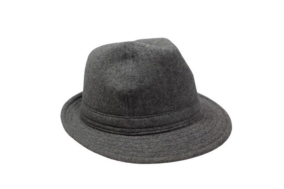 Men's Wool Blend Solid Fedora Safari Tino Trilby One Size Fit Hat Cap -   Canada