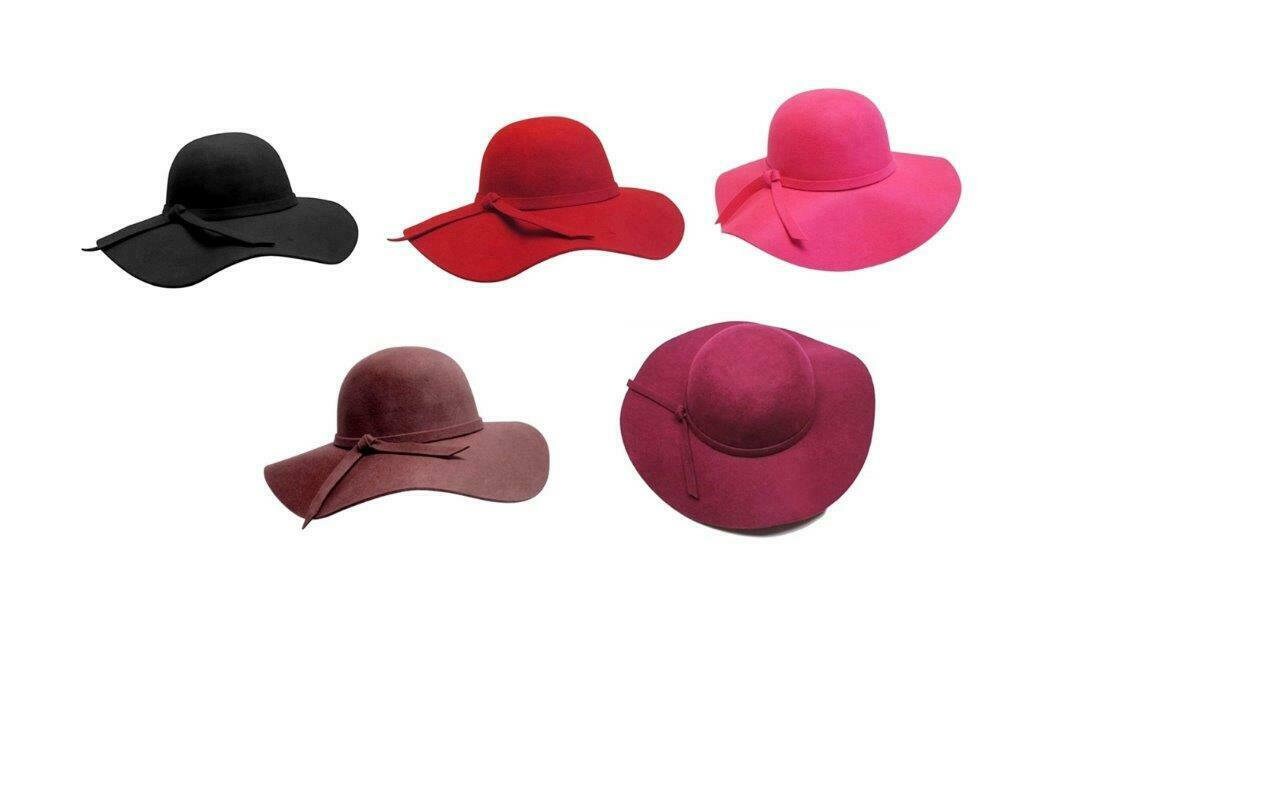 Buy 100 Wool Floppy Wide Brim Celebrity Style Designer Hat Cap