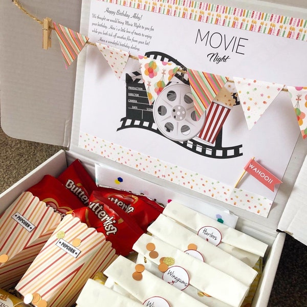 Movie Night box of treats! (Please read listing description!)