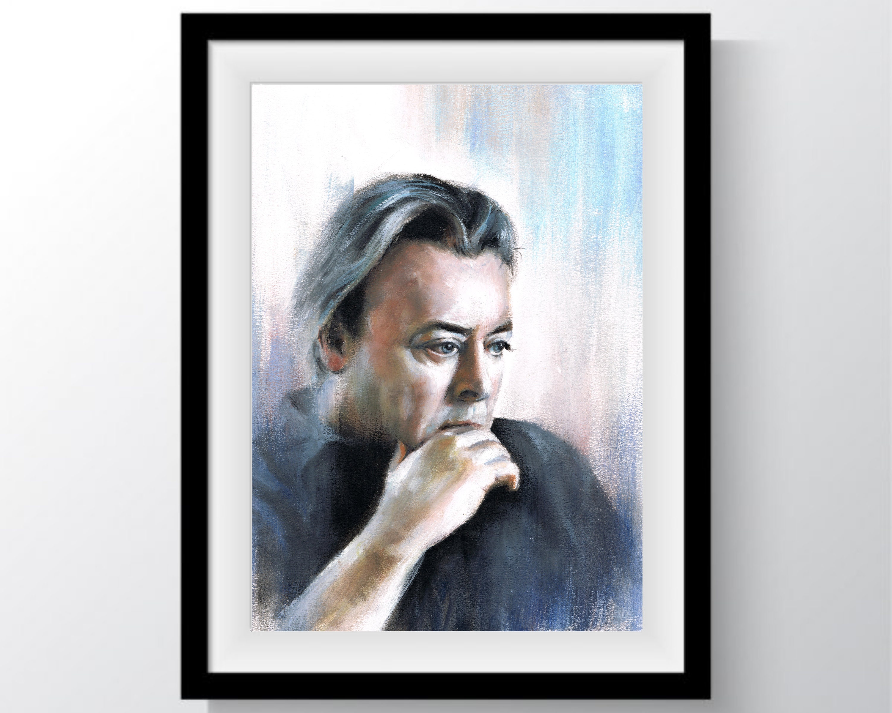 Christopher Hitchens Portrait. Philosopher. Writer. Thinker. Atheist