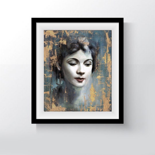 ヴィヴィアン・リーとクラーク・ゲーブル直筆サイン入り写真