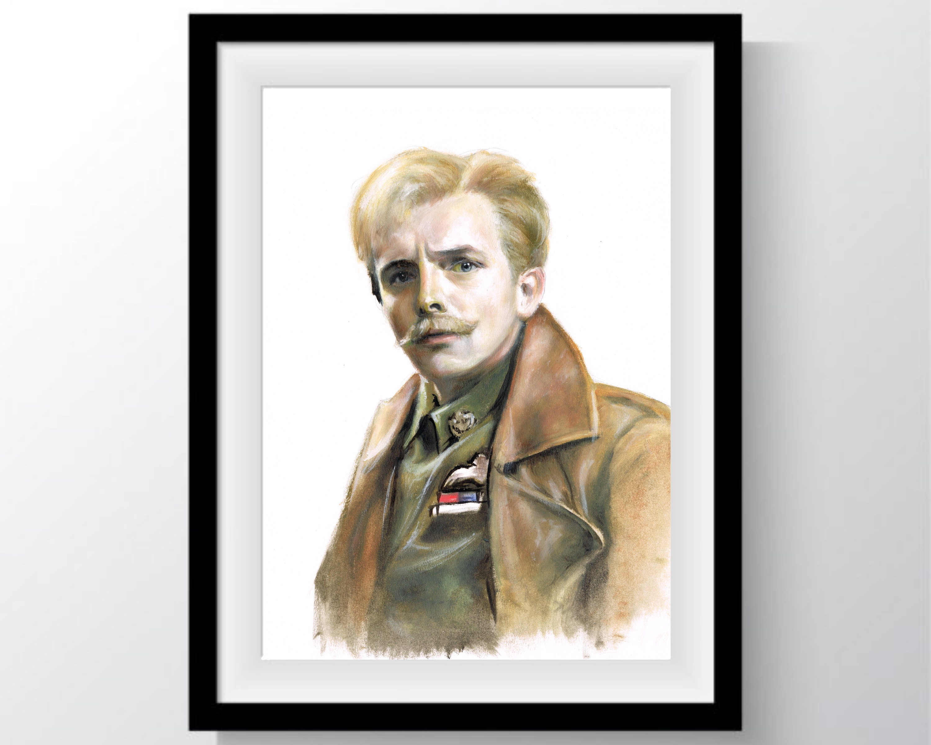 Lord Flashheart Portrait. Rik Mayall. Blackadder. Comedy. - Etsy