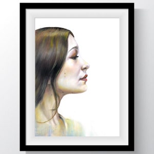 Joanna Newsom Portrait. Musician. Writer. Singer. Songwriter. Harpist. Harp. Actress. Multi instrumentalist. A3 Print. Poster. Wall Art.