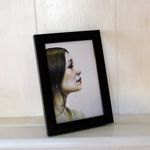 Joanna Newsom oil painting/print. Framed (6x4)  Portrait. Musician. Singer. Songwriter. Harpist. Harp. Actress. Multi instrumentalist