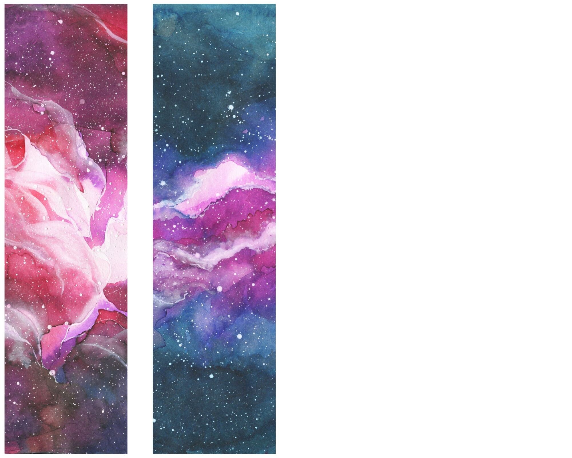 Galaxy Bookmark, Space Bookmarks, Printable Bookmarks for Kids ...