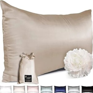 Tara Sartoria 100% Artisan Mulberry Silk Pillowcase, Silk Pillowcases, Double Sided Silk Pillowcase, Luxury Bedding Set, Home Decor