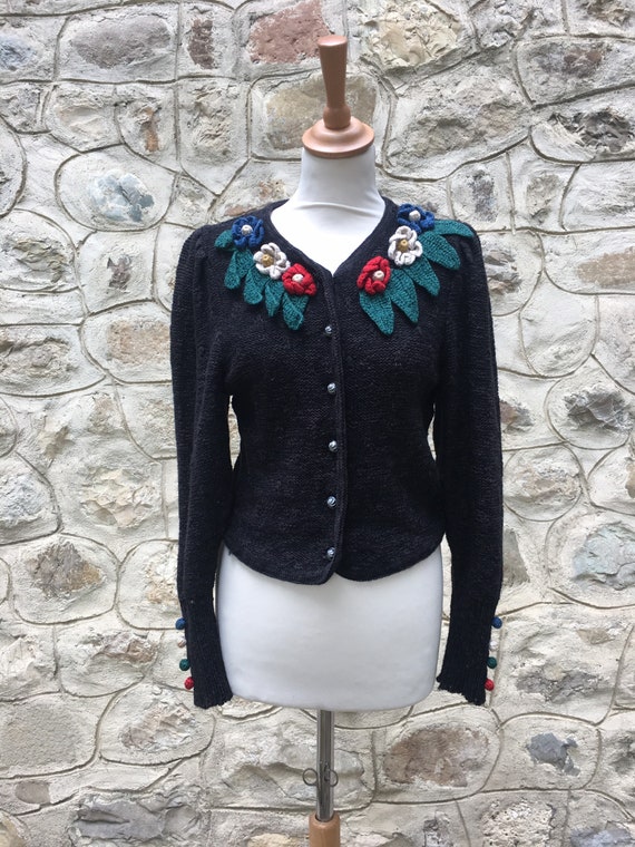 80s rare austrian cardigan