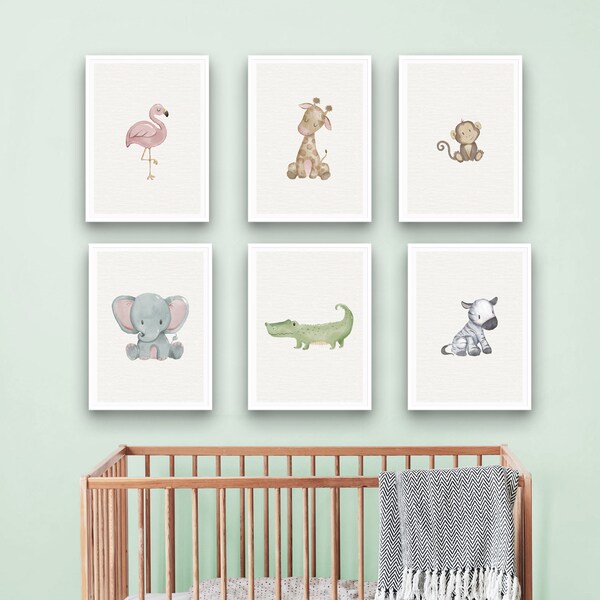 Zoo Animal Nursery Etsy