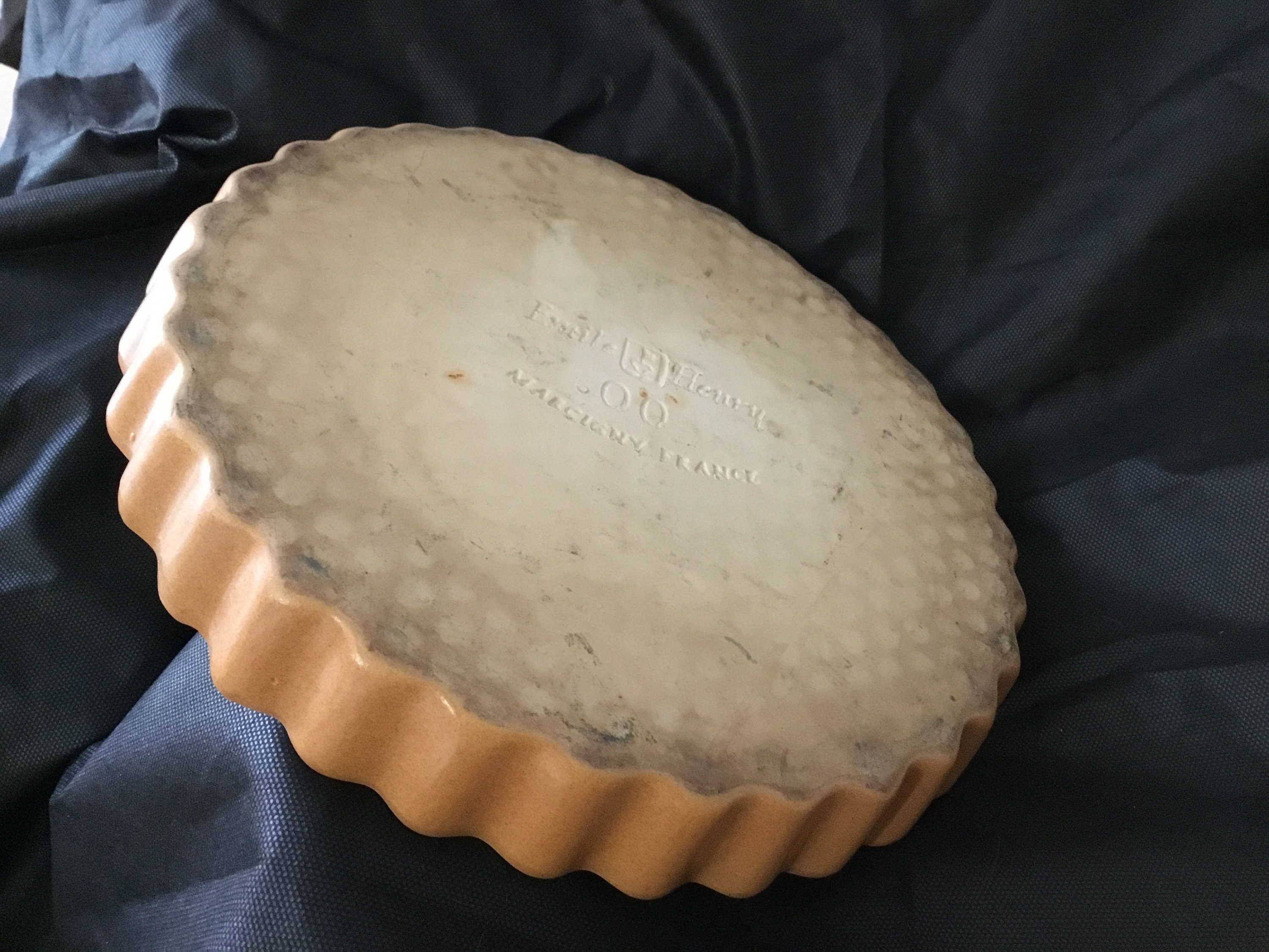 EMILE HENRY Flan Dish 11 oven proof pie dish fluted side Etsy