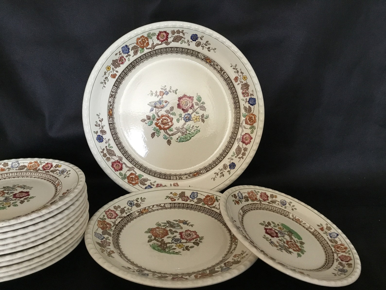 Large VILLEROY and BOCH serving plate 13/33cm porcelain | Etsy