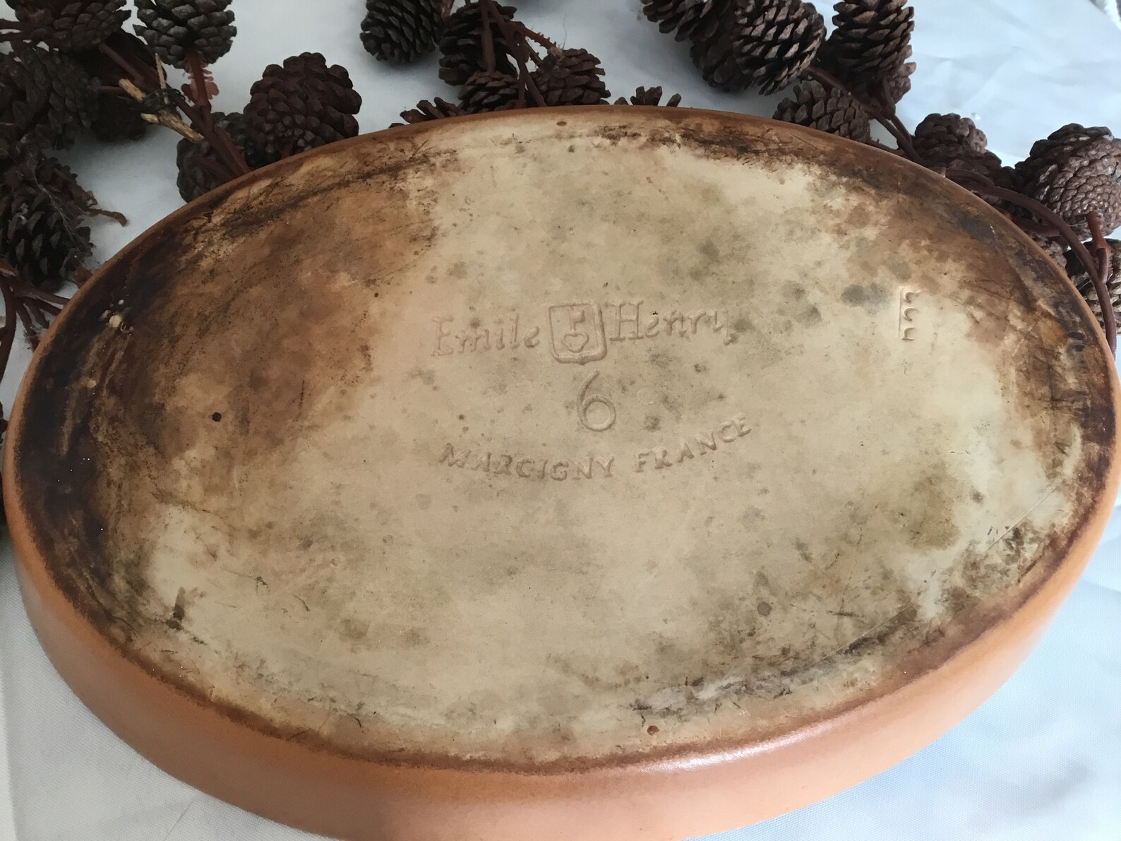 Vintage French Emile Henry gratin dish oven dish rustic Etsy