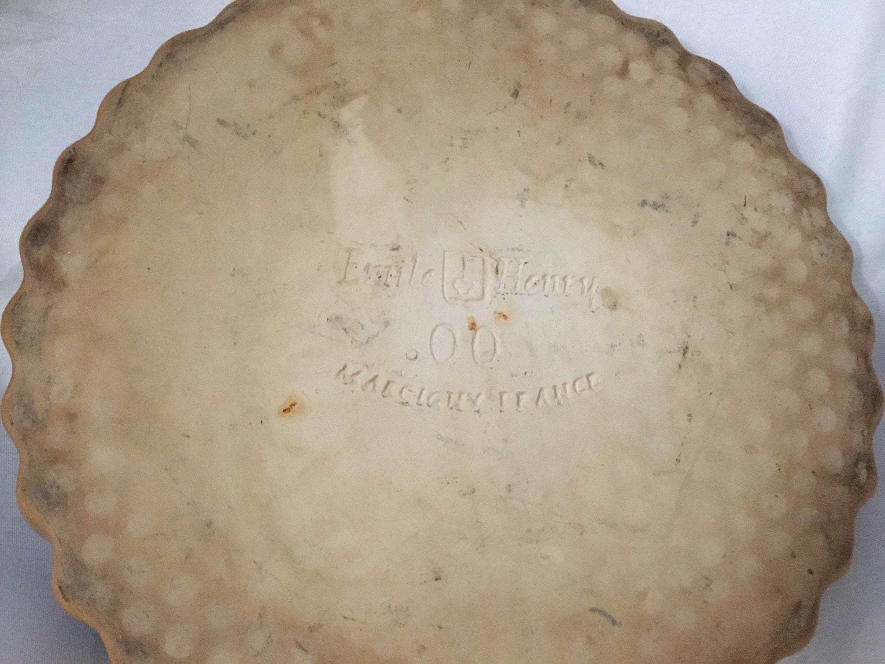 EMILE HENRY Flan Dish 11 oven proof pie dish fluted side Etsy