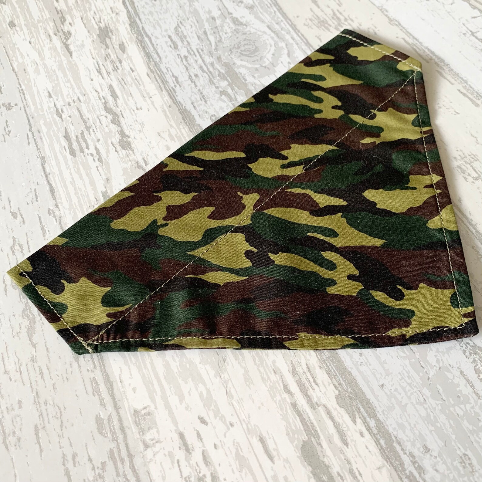 Green Camouflage Dog Bandana Dog Bandana Green Camo Dog | Etsy