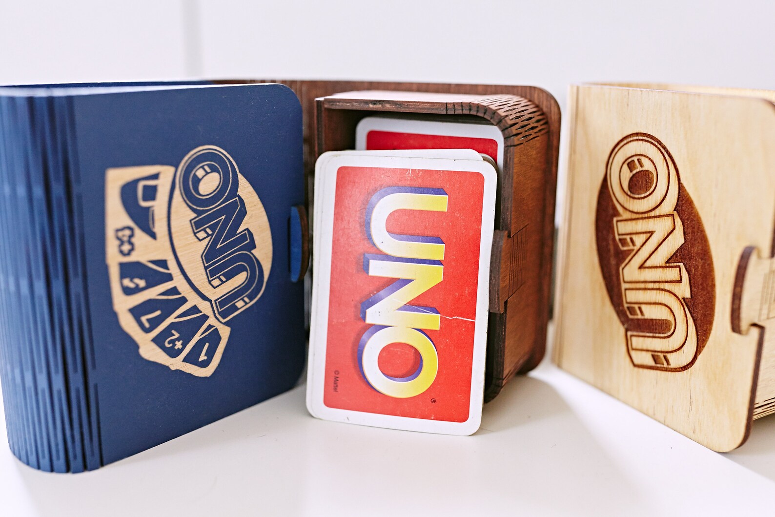 Caja De Almacenamiento Para Cartas De Juego - 4 Unidades, EVA, Colores Surtidos, Protege UNO, Phase 10
