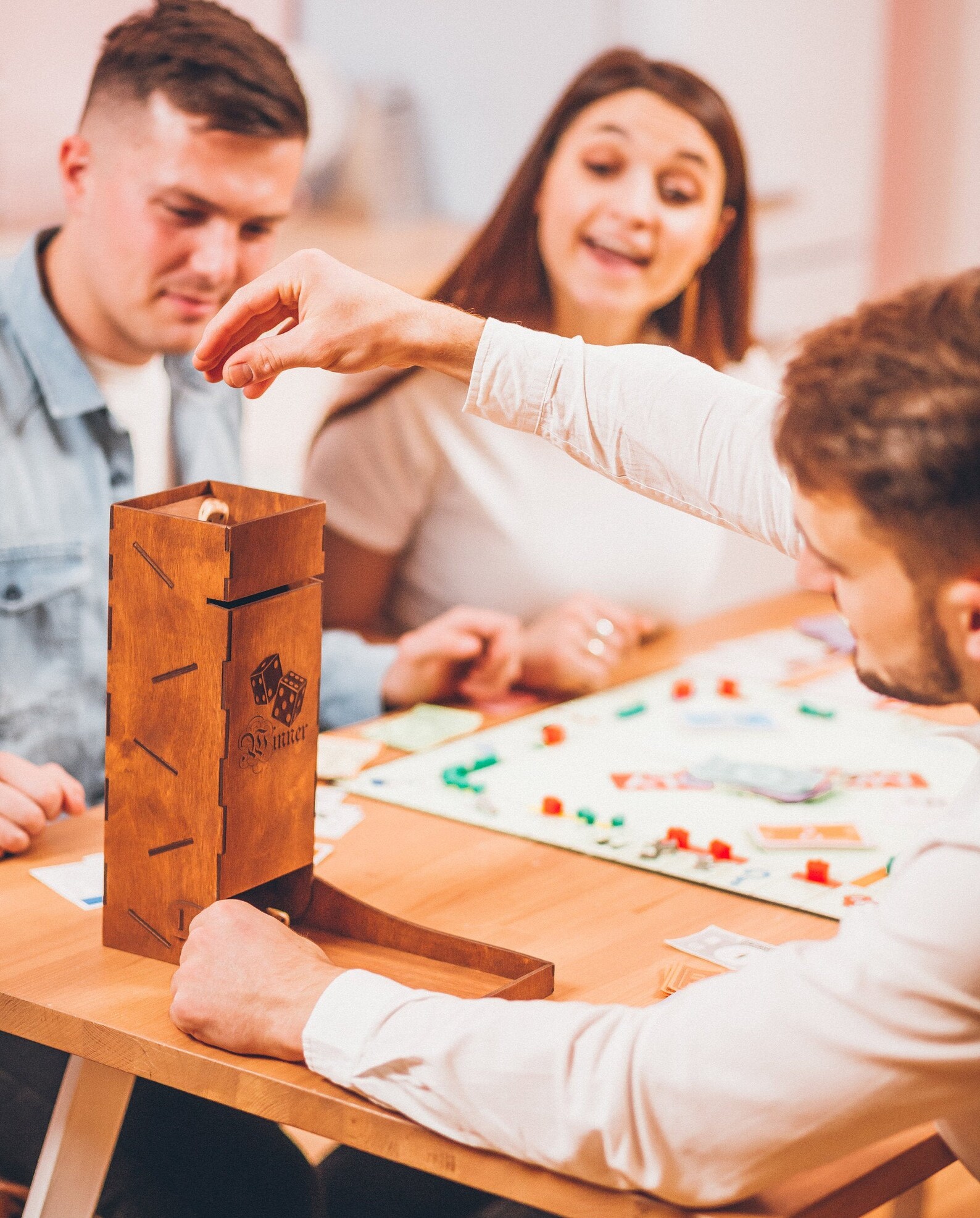 Dice Tray Dnd Dice Tower Board Game Monopoly Dungeons and Etsy