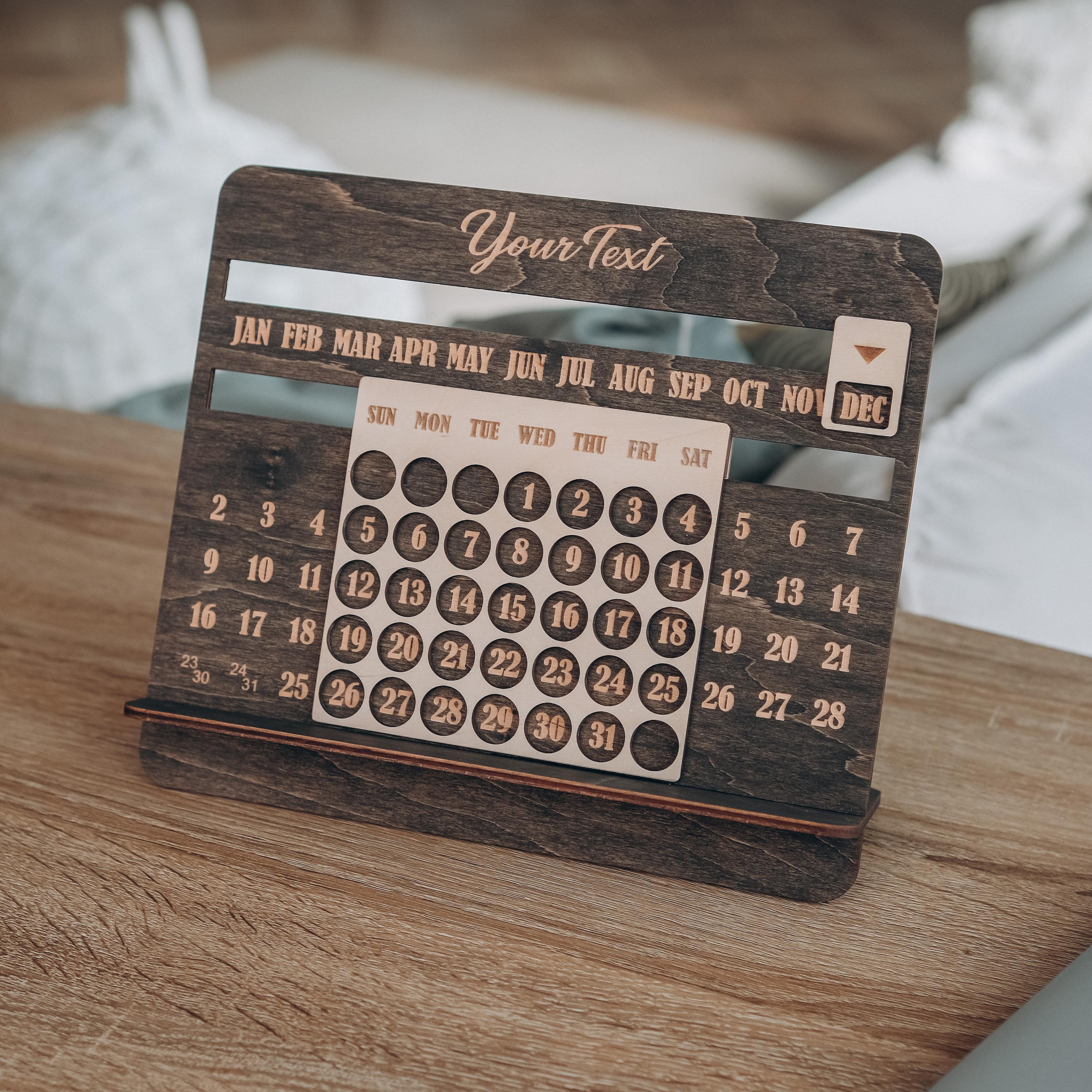 Christmas Gift Desk Accessories Desk Calendar Perpetual