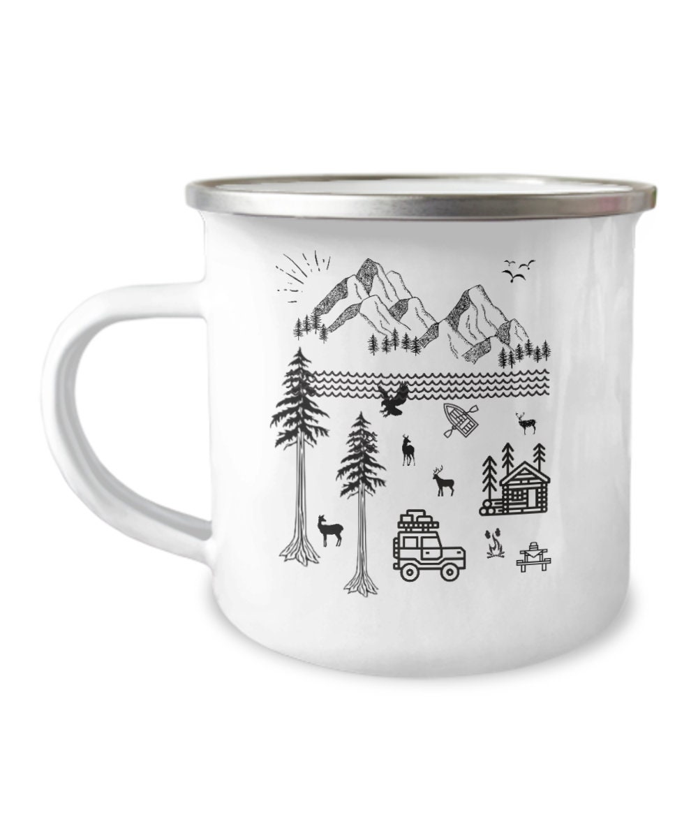 Camping Adventure Mug Wilderness Camping Mug RV Camping Mug Etsy