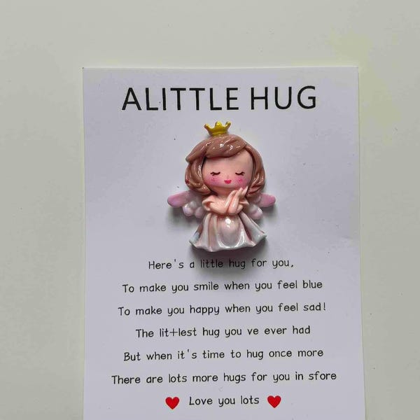 Hug Poem Free Angel Hug Cards - Etsy UK