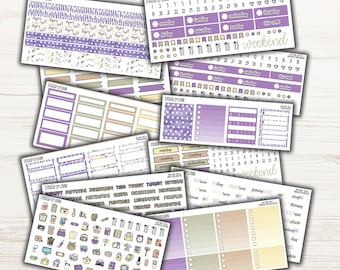 Petite Provence Weekly Planner Sticker Kit – Vertical 7x9 Layout