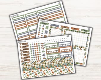Autumn Voyage Dashboard Weekly Sticker Kit - Weekly Planner Sticker Kit - 7x9 Dashboard Kit - 7x9 Weekly Kit - Dashboard Planner