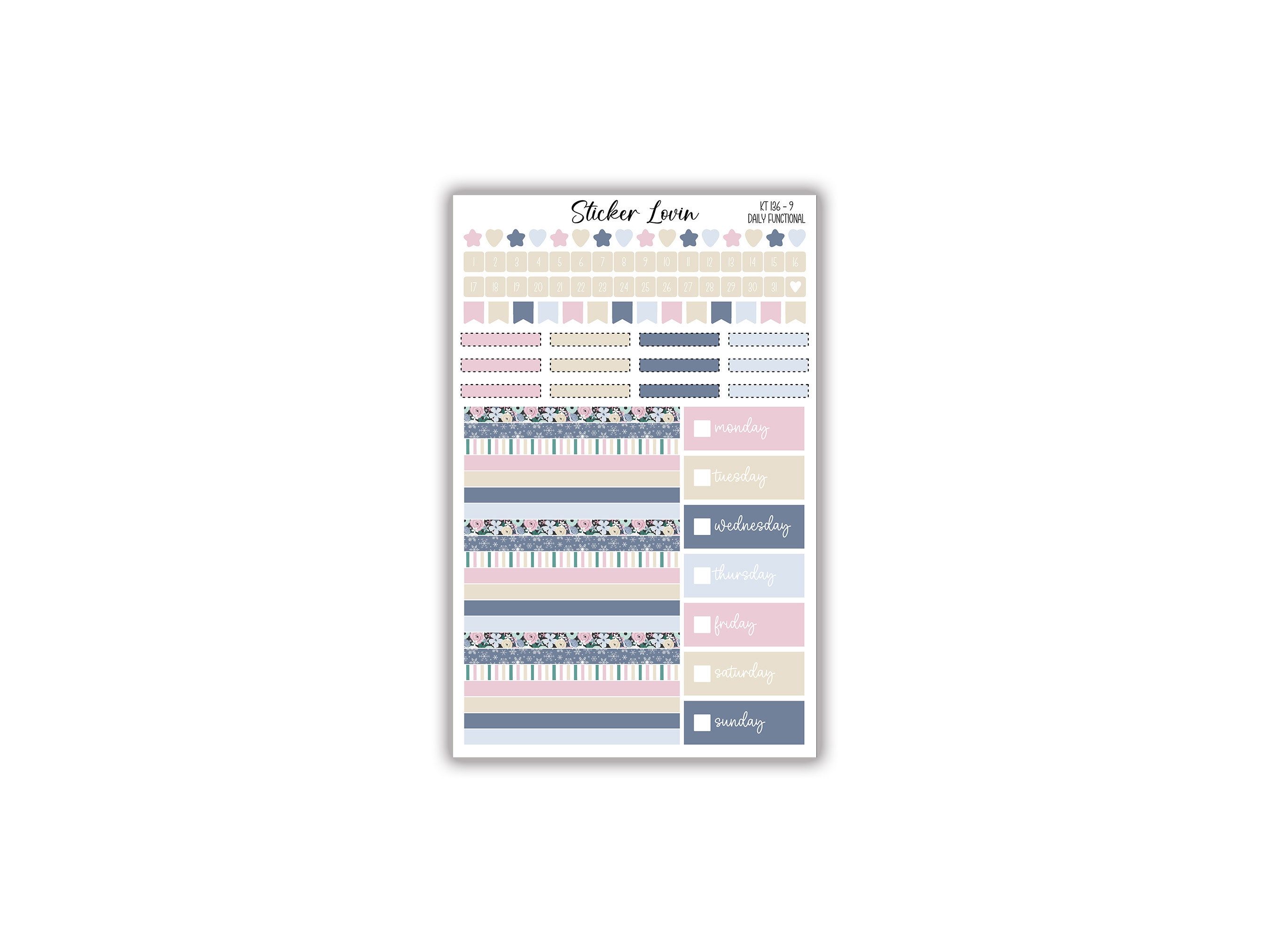Printable Hobonichi Cousin Weekly Kit // Printable Planner Stickers ...