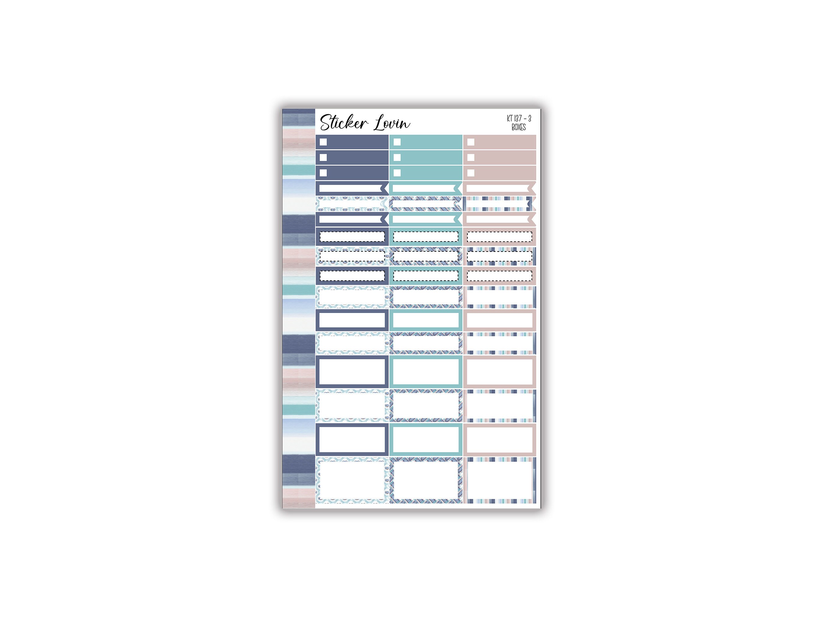 Printable Vertical Weekly Kit // Printable Planner Stickers // - Etsy