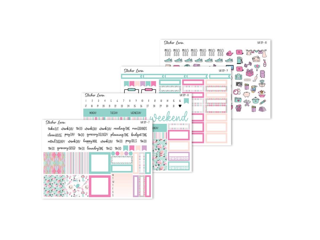 Printable Hobonichi Cousin Weekly Kit // Printable Planner Stickers ...