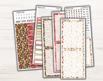 Apple Cottage Daily Duo Sticker Kit - EC Daily Planner Sticker Kit - Daily Duo Kit - Daily Planner Sticker Kit